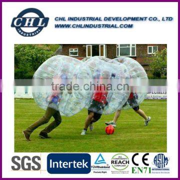 Hot sales inflatable PVC/TPU bubble Soccer ball