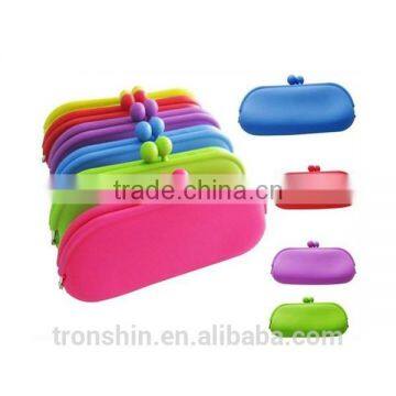 Hot Sale China Supplier Eco-friendly Custom Silicone Glass Pouch