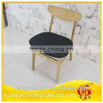 Rattan Wood Dining Chair Solid Wood Carved Dining Chair photo-5
