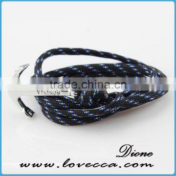 Green Color Nylon Rope Anchor Nautical Rope Bracelet photo-6