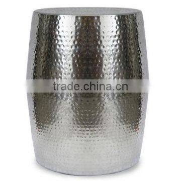 Silver Plated Drum Shape Tables for Sale