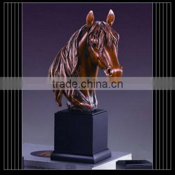 New design of qualified resin big outdoor horse shape ashes urn