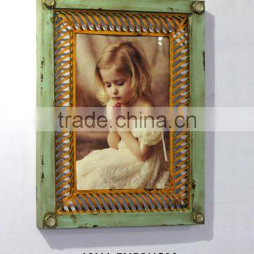 Blue Beautiful Girl Photo Frame