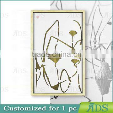 Framed Handmade Hollow Out Paper Hotel Decorative Wall Art photo-2