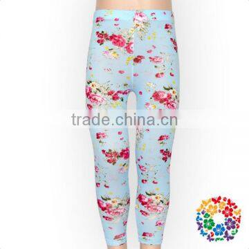 Wholesale Kids Girls Dots Pattern Pants In Stock Cheap Floral Icing Leggings photo-2