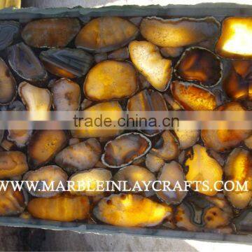 Handmade Natural Stone Product Agate Slab