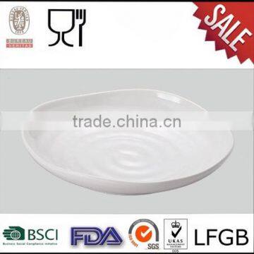 New Design Nice Top Quality Custom Print Melamine Charger Dinner Plates