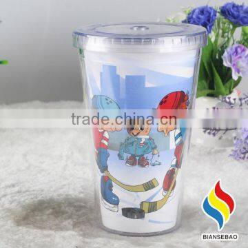 Sedex 4P Audited Factory 16oz double wall acrylic tumblers with inserts