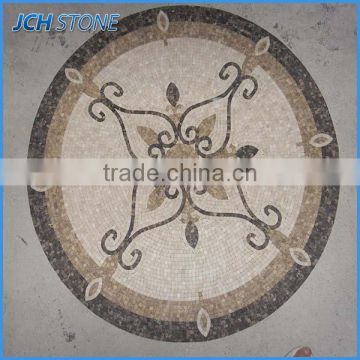 Tile round mosaic medallion floor patterns