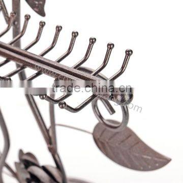 Rose Metal Jewelry Display Neck Stands 2 Layers Jewelry Stand photo-5