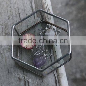 Jewelry Box or Rings Box for Wedding Glass Ring Holder Little Glass Terrarium photo-5