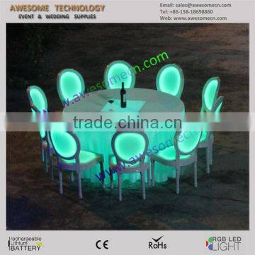 Awesome LED Mood Bar Banquet Chair for Hotel VIP Room photo-3