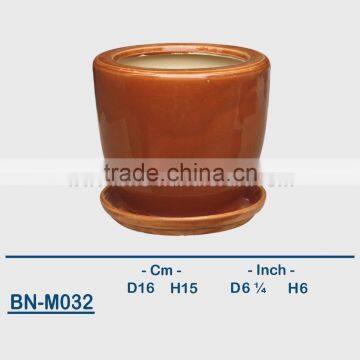 Vietnamese Ceramic Glazed Mini Flower Pot BN-M028 photo-4