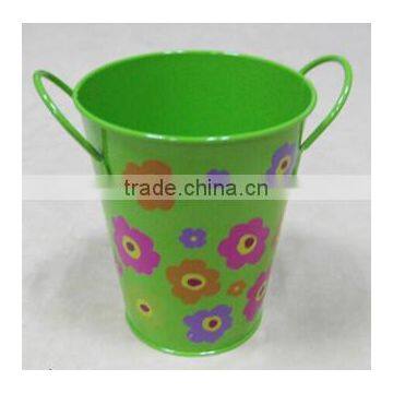 Iron X'mas Decoration Buckets With Water Transfer Decal photo-2