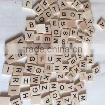 Scrabble Pieces for Crafts English Font Complete Set