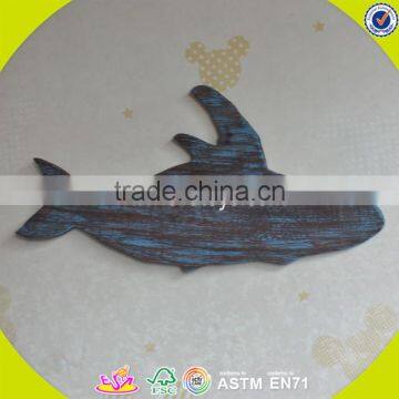 2017 New Design Wooden Wall Decoration Ideas Wholesale Cheap Whale Shape Wooden Wall Decoration Ideas W09D018 photo-3