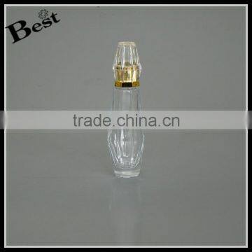 China Promotion Empty Fragrance Perfume Glass Bottle 50ml With Gold Metal Spray Plastic Cap Cosmetic Packaging photo-2