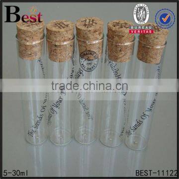 Custom Size Glass Bottles Cork Wholesale Clear Glass Bottles With Cork Stoppers photo-6