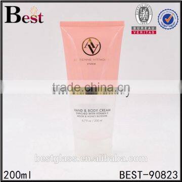 200ml colored cosmetic plastic tube design for sun cream