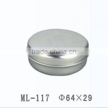 D64x29mm Round Tin Box for Cosmetic