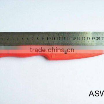 red colour fruit knife with PP cover