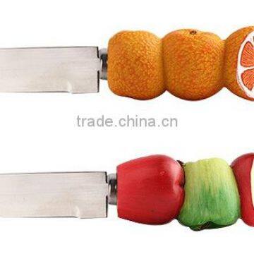 2015 Stainless Steel Fruit Shaped Handle Knife With pp Handle photo-3
