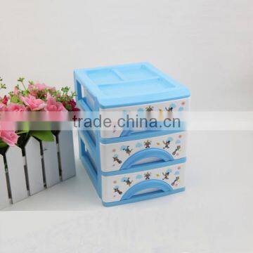 Small Platich 3 Tier Tabletop Storage Drawer photo-1