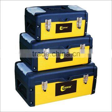 3pcs Case-in-Case Metal Tool Box Set For Hand Tools