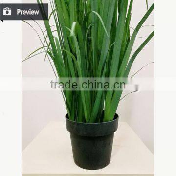 63 Inch Nature Look Artificial Grass Potted Onion Grass With Weed Fake Pots Plant photo-5