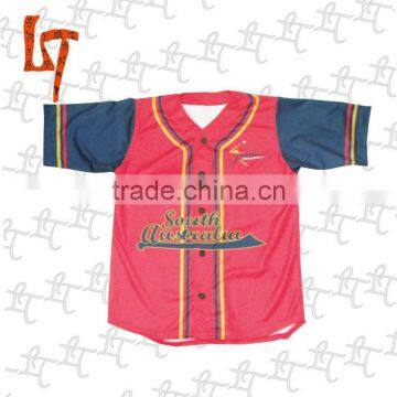 HOT-SALE custom dye sublimated baseball jersey/wear