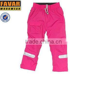 pink soft reflective waterproof outdoor sking FR lady pants working pants