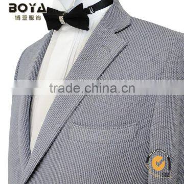 New Arrival Mens Regular Fit Casual Suit Cheap Blazer With Contrast Color Lining photo-3
