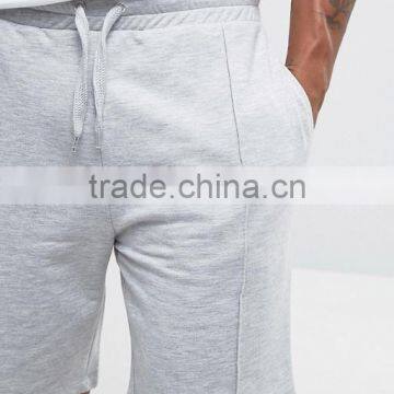 High Quality New Design Custom Drawstring Waist 65% Cotton 35% Polyester Breathable Jersey Men's Fleece Sweat Running Shorts photo-3