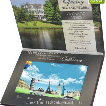 10.1 inch Greeting Card Card Type and Business Gift Use launch event video brochure