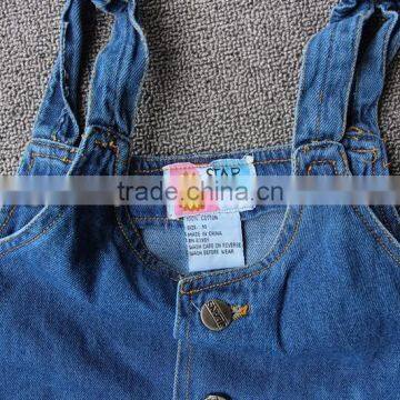 Fashion Suspender Trousers for Girls,lovely Overall for Childrens,jeans Overall for Kids photo-4