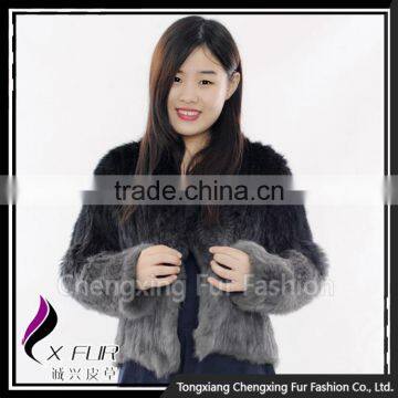 CX-G-A-224A 2016 Winter Women Elegant Fashion Rabbit Fur Coat