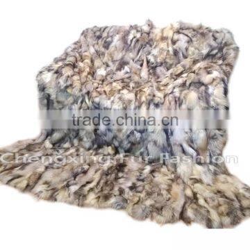 CX-D-89 Genuine Fox Fur Carpets and Rugs in Living Room Carpet Fur Rug photo-5