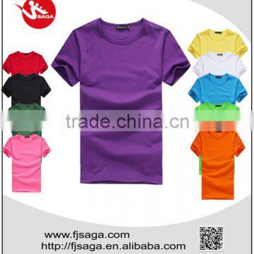Custom Round Neck Women Tee Shirts Cotton