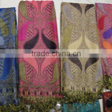 2017 Wholesale Factory China Yiwu France Jacquard Classic Viscose Paisley Floral Pashmina Scarf for Ladies photo-6