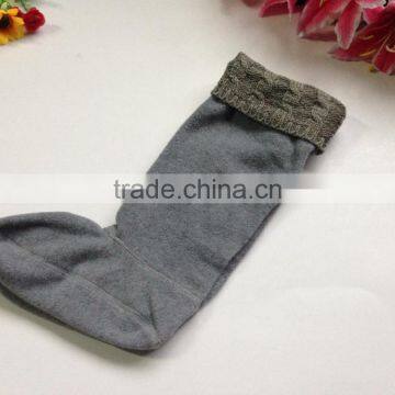 High Quality Winter Mens Warm & Soft Fleece Boot Liners Socks Factory photo-5