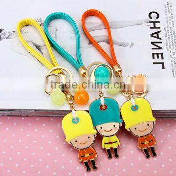 England soldier style key rings,women wristband key chain,cartoon lovers bag/purse pendant