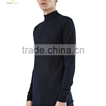 Mens Pure Cashmere Sweaters Knitted Mens Cashmere Wool Pullover photo-2