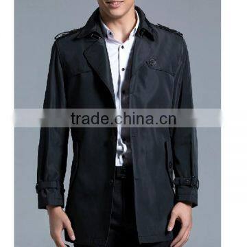 2015 Hot Sell Wholesale Spring Black Parka Men's Jacket photo-2