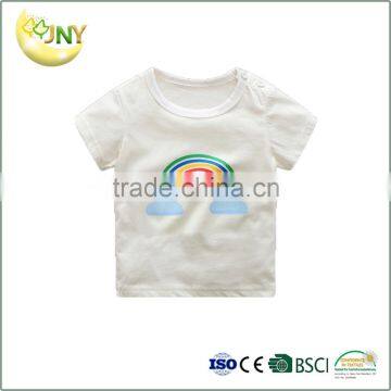 Embroidery and printed kids t-shirt wholesale