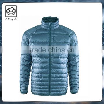 2017 men winter down jacket polyester fabric making for down jacket