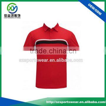 Classical design Flat knit collar Jersey Mens polo t shirt