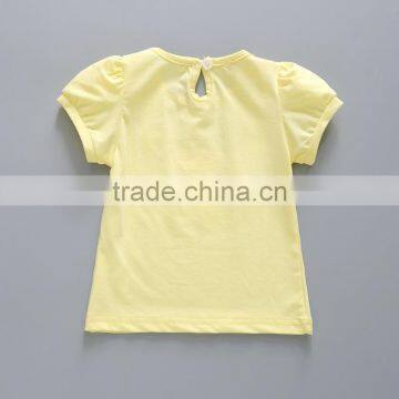 Wholesale Summer Cotton Priting Kids Girl Short Sleeve t Shirts photo-4
