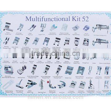 52PCS/Set Presser Foot Sewing Machine Snap Feet On Sewing Tools Accessory photo-2