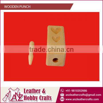 Export Quality Wooden Block with Punch Available with High Accuracy