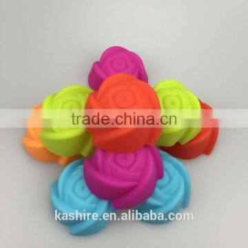 Popular Nice Design Colorful Flower Shape Silicone Cake Mould photo-3